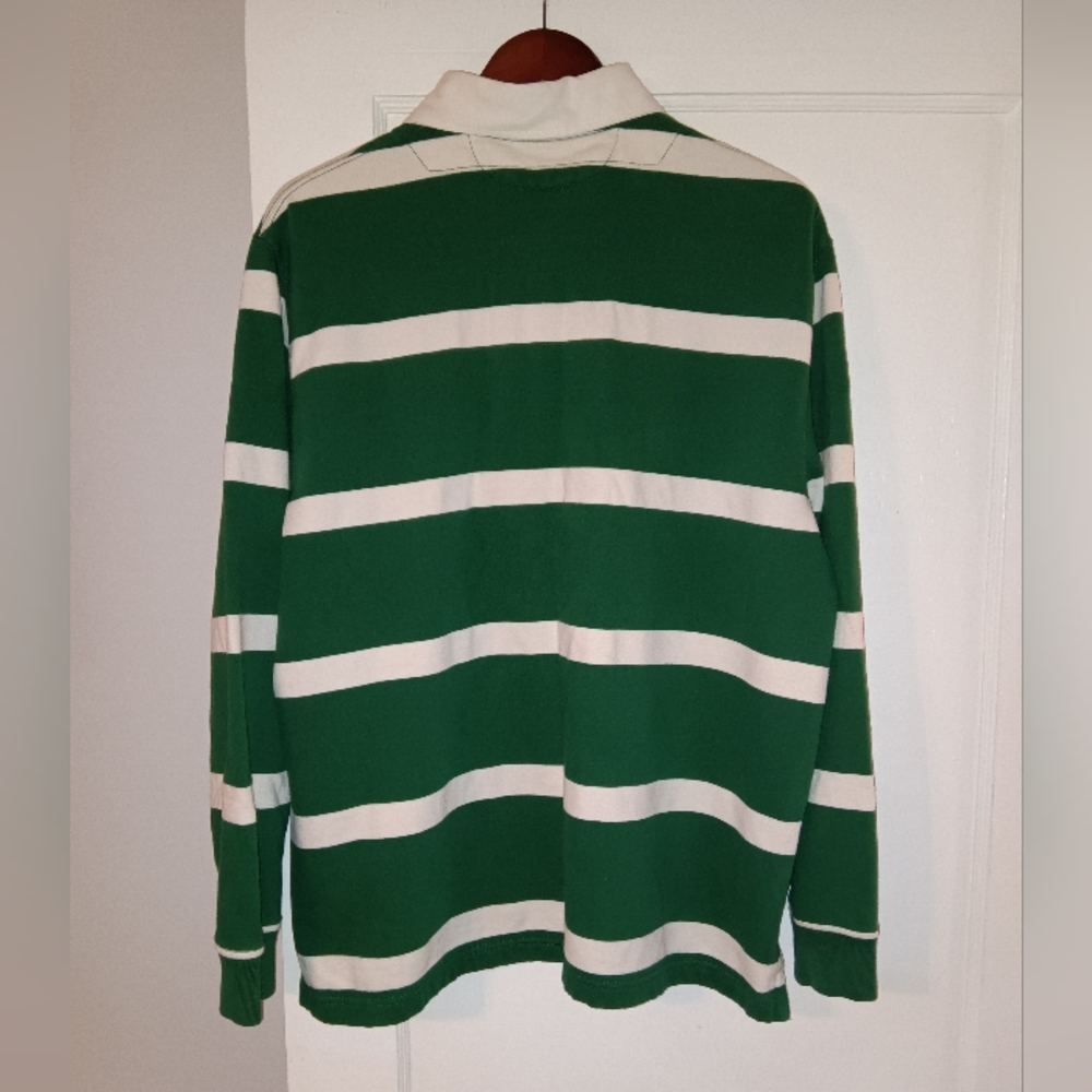 MEN'S XL POLO BY RALPH LAUREN STRIPED LONG SLEEVE COLLARD - Picture 6 of 7